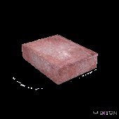 DITON skladebná dlažba HISTORY obdélník 28/21/7 (stříška) červená